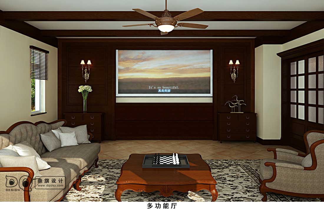 别墅设计,豪宅设计,影视厅设计